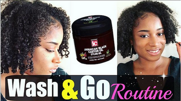 Wash & Go Tutorial ft. Jamaican Black Castor Oil Styling Gel