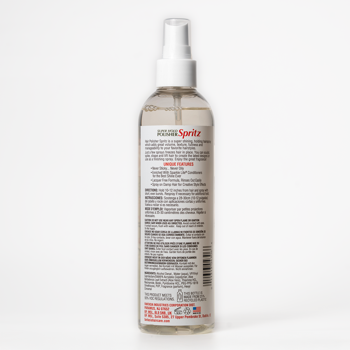 IC HAIR POLISHER ‣ SUPER HOLD ‣ Spritz Hairspray 10 oz. – Fantasia
