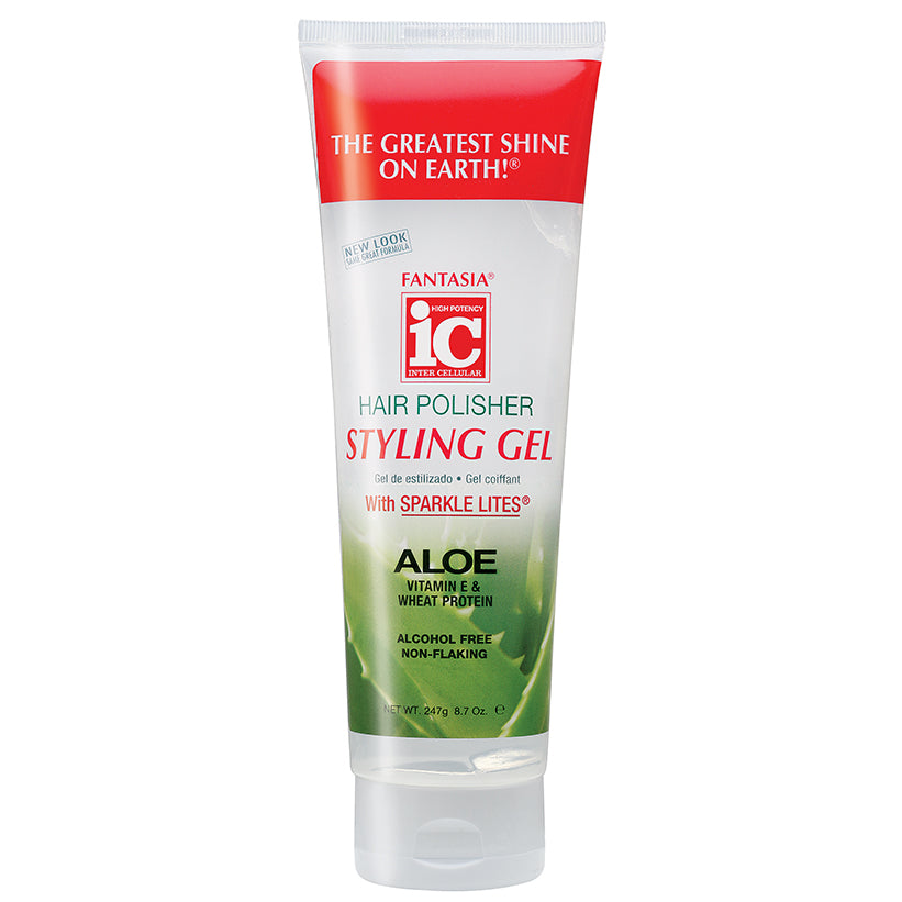 IC HAIR POLISHER ‣ Styling Gel Tube 8.7 oz. Fantasia Hair Care Industries