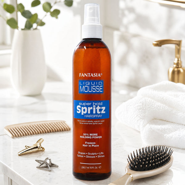 LIQUID MOUSSE ‣ Super Hold Spritz Hair Spray (10 oz.) New Size!