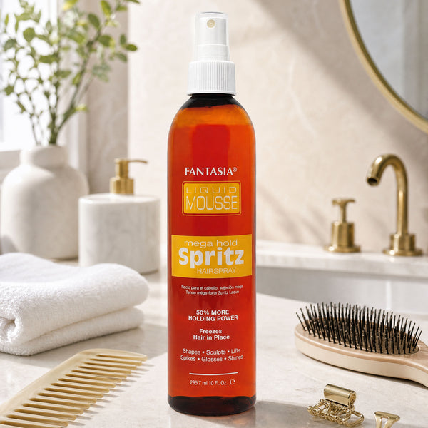 LIQUID MOUSSE ‣ Mega Hold Spritz Hair Spray (10 oz) New Size!