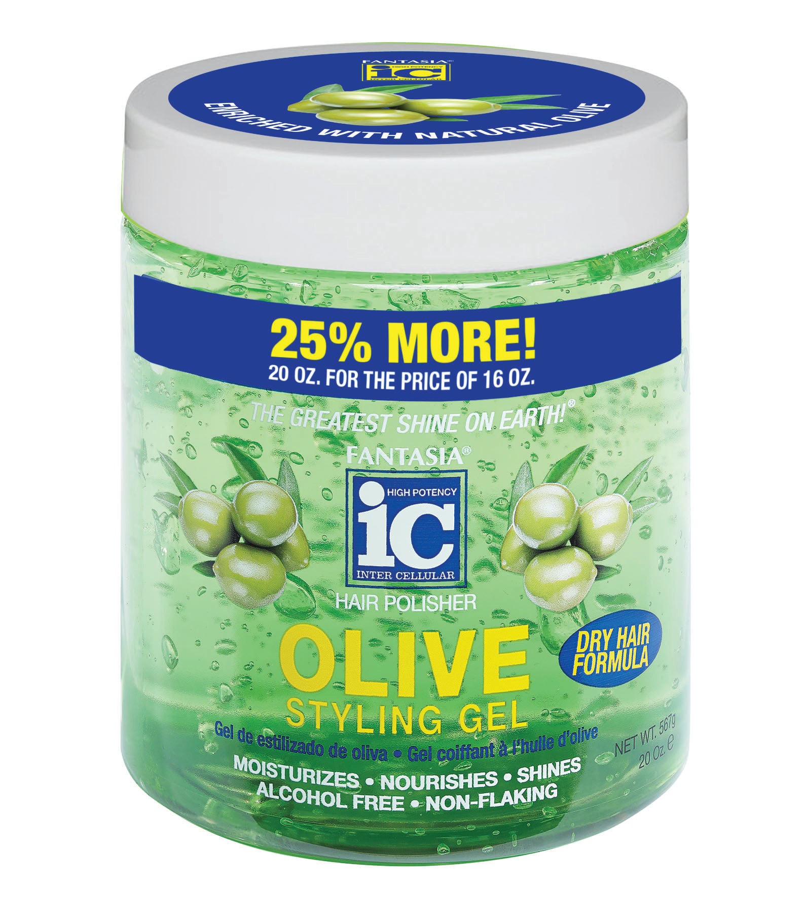 OLIVE ‣ Styling Gel 20 oz. – Fantasia Hair Care Industries