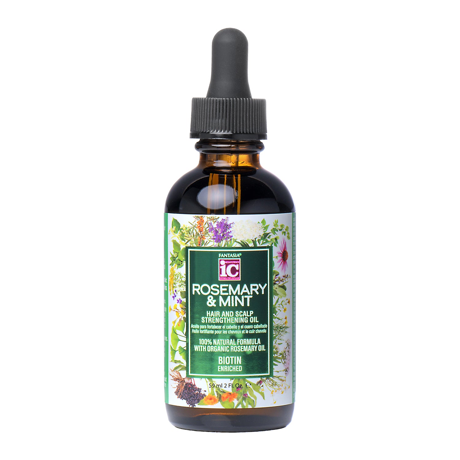 2 oz. Rosemary & Mint Hair and Scalp Strengthening Oil – Fantasia