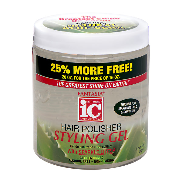 IC HAIR POLISHER ‣ Styling Gel 20 Oz. NEW SIZE