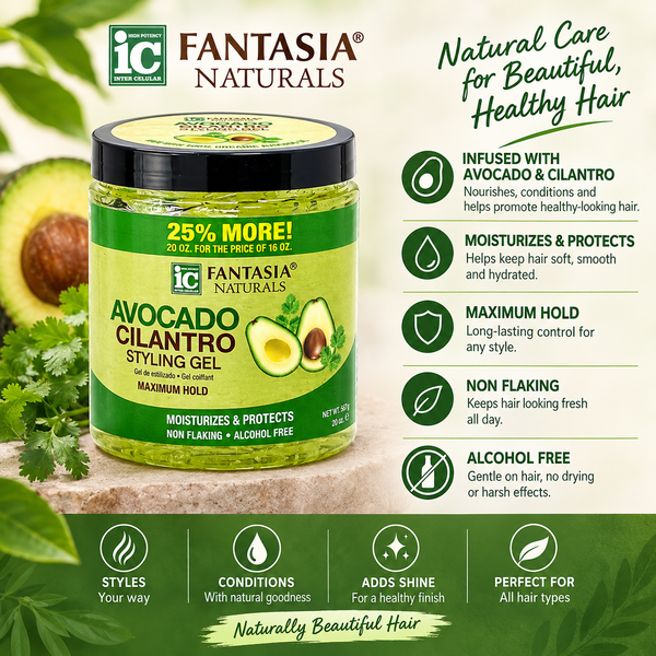 20 OZ. Avocado Cilantro Styling Gel