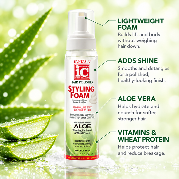 IC HAIR POLISHER ‣ Styling Foam 8.5 oz.
