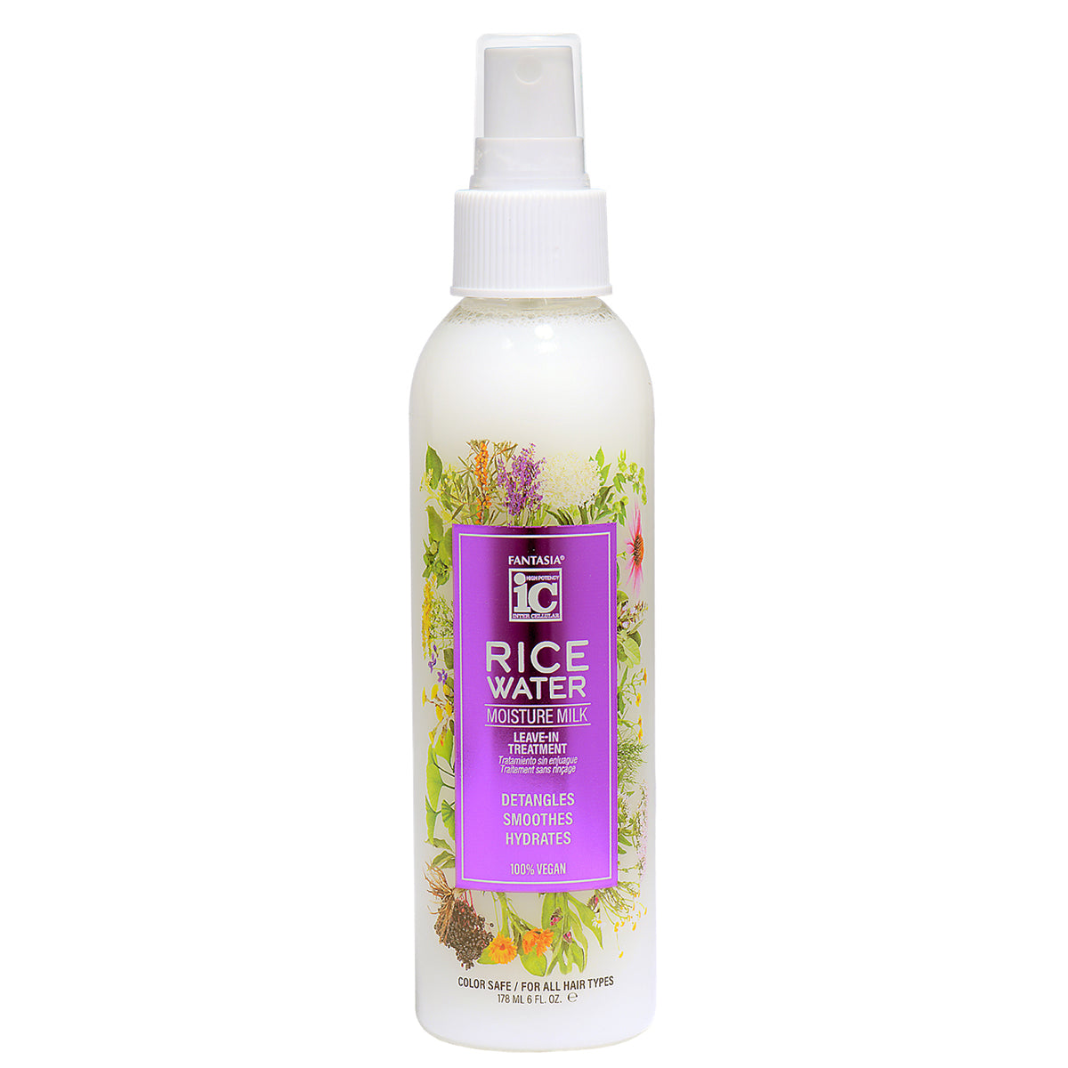 RICE WATER Moisture Milk Leave-in Treatment (6oz.) – Fantasia Hair Care ...