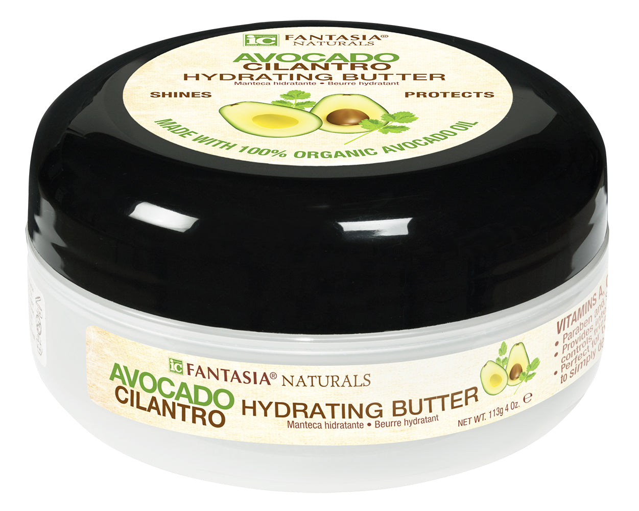 FANTASIA IC Naturals Avocado Hydrating Butter(4oz) FANTASIA IC Naturals Avocado Hydrating Butter(4oz)