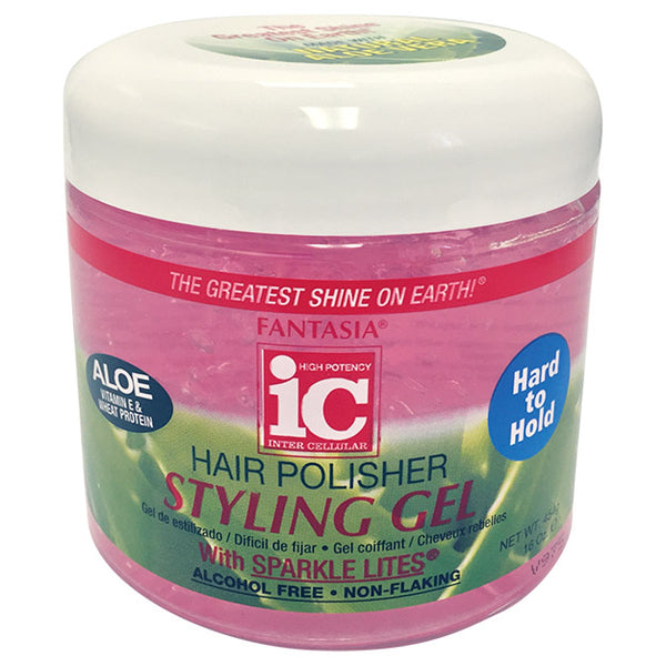 IC HAIR POLISHER ‣ HARD TO HOLD ‣ Styling Gel Jar 16 oz.