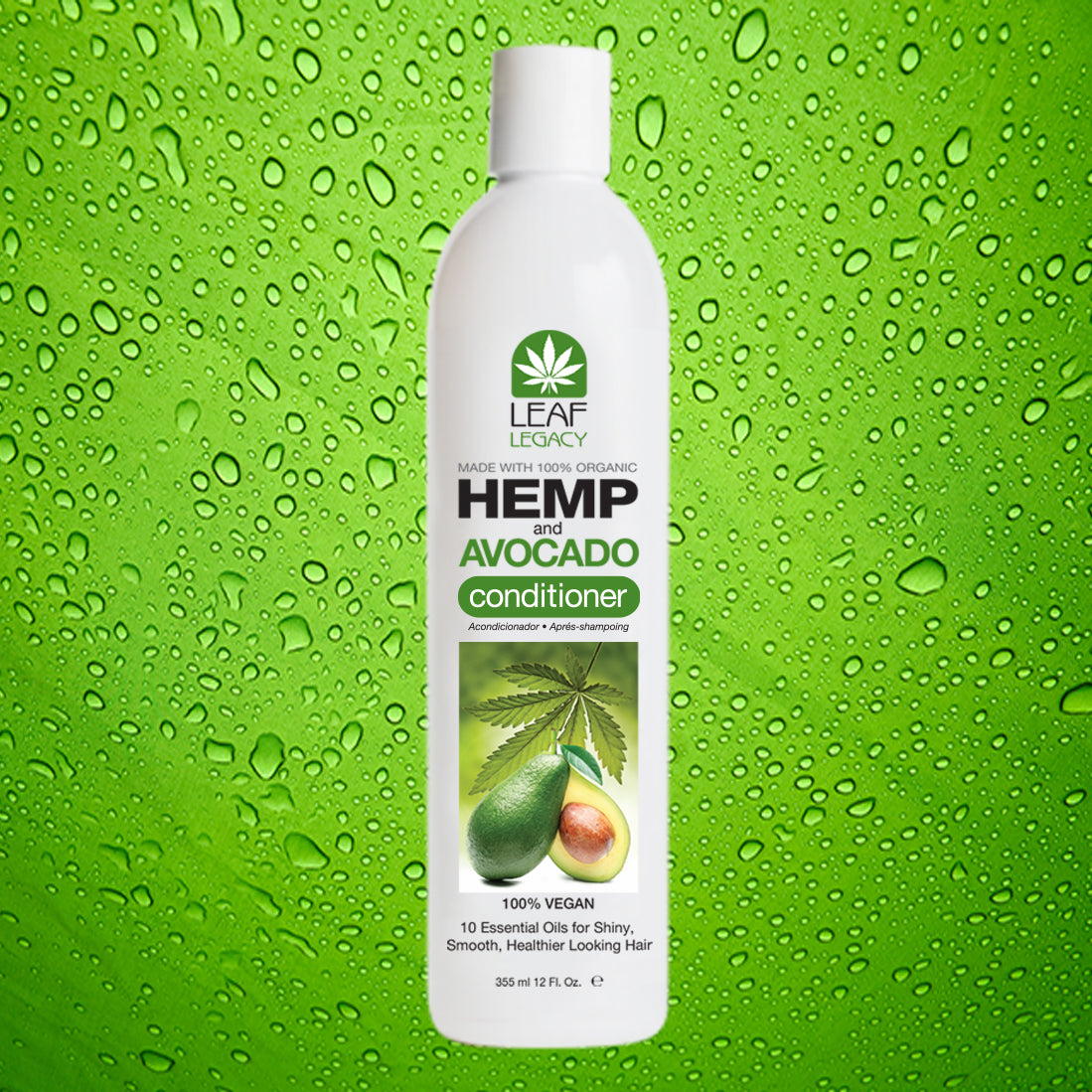 FANTASIA LEAF LEGACY Hemp & Avocado Shampoo (12oz) FANTASIA LEAF LEGACY Hemp & Avocado Shampoo (12oz)